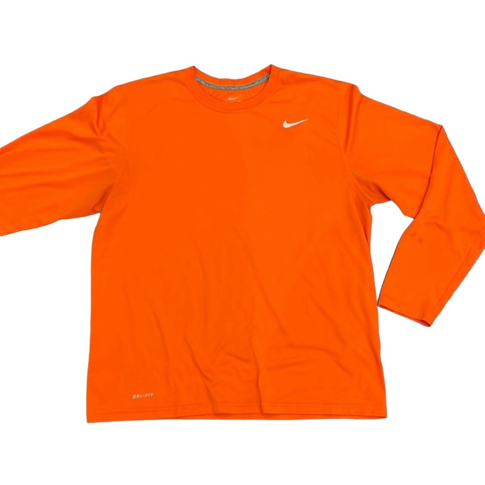 NIKE DriFit Performance Swoosh Long Sleeve Shirt Size Large